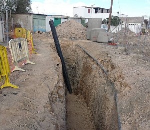 El Barrio de Caldern ya cuenta con una nueva red de saneamiento