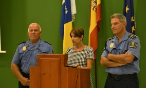 La alcaldesa de Mogn inaugura la 4 Asamblea de Jefes de Policas Locales de Gran Canaria (AJESPOL)