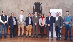 scar Hernndez alcalde de Agimes conoce los nuevos proyectos de la nueva Junta Directiva de Aenaga