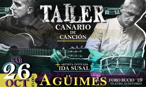 Taller Canario acta en el Auditorio de Agimes el 26 de octubre 