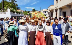Mogn ofrece lo mejor de su campo y mar a la Virgen del Pino