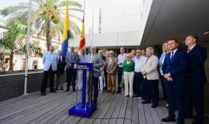 El Cabildo coloca las banderas a media asta para recordar a los 488 canarios fallecidos en el naufragio del Valbanera hace un siglo