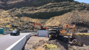 Los tractores ya trabajan en los tneles de Faneque que estarn operativos en unos dos aos