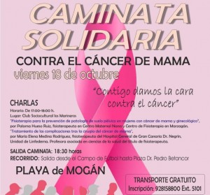Mogn celebrar un caminata solidaria contra el cncer de mama