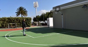 Ingenio renueva la cancha polideportiva y espacios aledaos del barrio de Lomo Algodones   