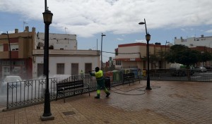 Ingenio intensifica la limpieza y desinfeccin de las zonas ms transitadas del municipio  