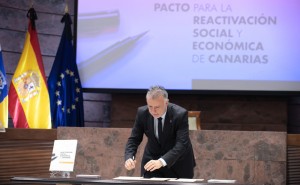 Canarias aprueba el Pacto para la Reactivacin por la COVID-19 con amplio apoyo poltico 