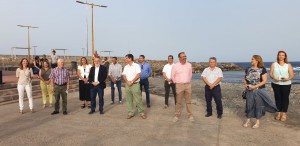 El Cabildo seguir apoyando las obras para mejorar el frente litoral de Santa Luca