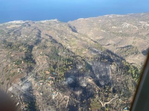 El Gobierno declara estabilizado el incendio de Tijarafe, La Palma 