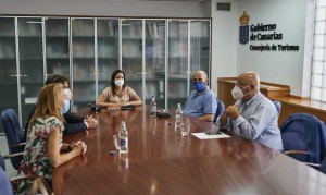 Turismo de Canarias trata con las patronales el protocolo para el establecimiento de corredores seguros y test 