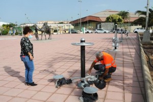 San Fernando, el Pajar y el Tablero estrenan aparatos biosaludables