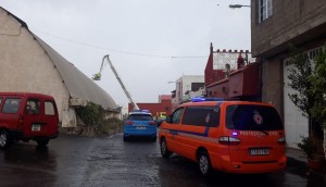 El temporal Filomena empieza a tener su repercusin en la Villa de Ingenio