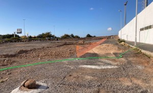 Ingenio comienzan las obras del aparcamiento junto al Campo de Ftbol Municipal Pancho Ramrez 