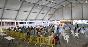 Mogn colabora con el Centro de Salud en el plan de vacunacin contra la COVID-19