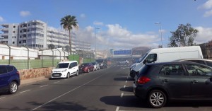 Incendio en el Centro Comercial Gran Chaparral en Playa del Ingls