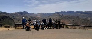 Risco Cado y las Montaas Sagradas de Gran Canaria recibe la visita de un grupo cientfico que lleva a cabo un estudio comparativo