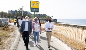 La mejora del Paseo de Meloneras que realiza el Consorcio, culminar a principios de 2022