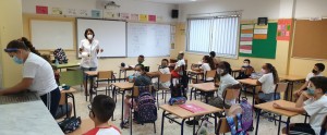 Santa Luca invierte 500.000 euros en material higinico y  refuerzos del servicio de limpieza en la vuelta al cole 