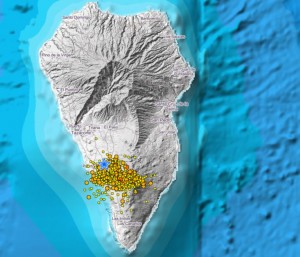 El PEVOLCA mantiene el semforo amarillo y la alerta de riesgo volcnico para la zona de Cumbre Vieja, en La Palma