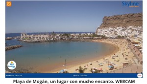 Mogn instala en varias playas webcams que emiten su estado tiempo real