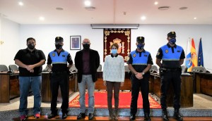 Jos Luis Segura y Marco Antonio Domnguez, nuevos subinspectores de la Polica Local de Mogn 