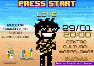 Maspalomas acoge el concierto Press Start Live, un espectculo de msica, sonido y luces al ms puro estilo ARCADE