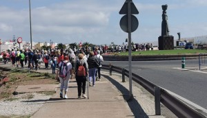 120 mayores de San Bartolom de Tirajana culminan el camino de Santiago en Gldar