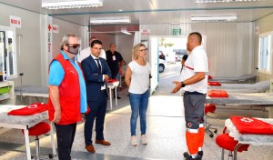 El Hospitalito del Carnaval de Maspalomas se prepara para el fin de semana grande