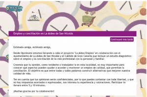 La Aldea lanza un cuestionario online sobre el acceso al mercado laboral y la conciliacin en el municipio 