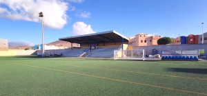 Agimes realiza obras de mejora en el campo de ftbol de Playa de Arinaga 
