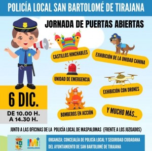 La Polica Local de San Bartolom de Tirajana celebra su Jornada de puertas abiertas