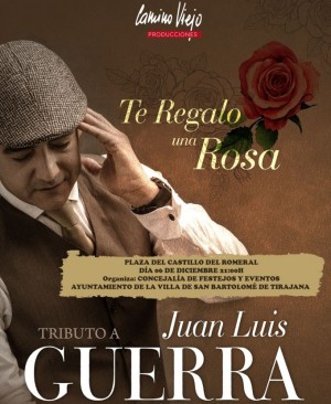 Concierto Tributo a Juan Luis Guerra en Castillo del Romeral, `Te Regalo una Rosa