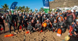 Enrique Mata y Ainhoa Santana ganadores de la quinta edicin de Deboer Mogn Open Water