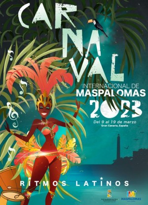 Maspalomas ya tiene cartel de carnaval `Bailarina Latina 