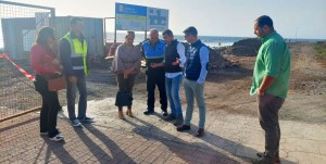 Ingenio comienza las obras que une la plaza del Dique Sur con el nuevo paseo, para terminar el sendero martimo 