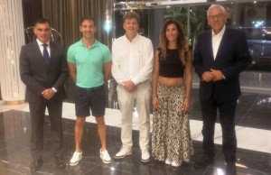  David Meca y Laura Roca preparados para el reto en la Maspalomas Open Water   