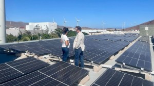 El Cabildo estrena dos plantas fotovoltaicas en el Polgono de Arinaga