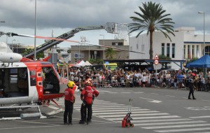Las fuerzas de seguridad y emergencia se abren a la ciudadana en Maspalomas