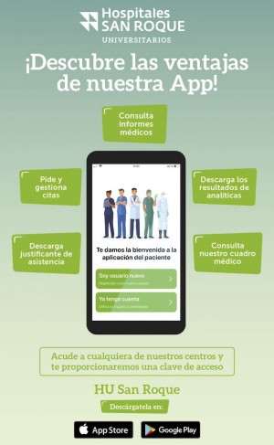 Hospitales Universitarios San Roque estrena App para pacientes