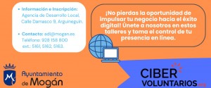 Mogn y Cibervoluntarios organizan talleres online para PYMES y autnomos