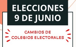 Santa Luca informa los cambios en los colegios electorales en las Elecciones Europeas