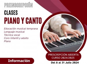 La Escuela de Msica San Bartolom de Tirajana ofrecer clases de piano y canto