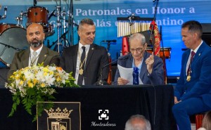 El poeta Agapito Gonzlez Matas pregona las Fiestas de La Aldea 
