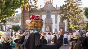 Gran Canaria peregrina a la 71 Romera-Ofrenda del Pino en Teror