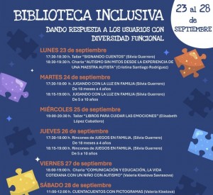 Mogn celebra las jornadas Biblioteca Inclusiva: Dando respuesta a los usuarios con diversidad funcional 