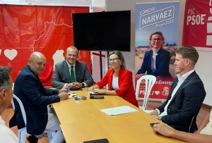 PSOE SBT celebra la firma de un convenio PRTR para la rehabilitacin de la Urbanizacin La Paz