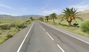 La carretera entre Agimes y el Cruce de Arinaga se cierra al trfico por obras de asfaltado
