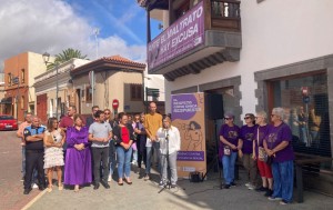 Ayuntamiento de Ingenio, comunidad educativa  y colectivos se unen en contra las violencias machistas