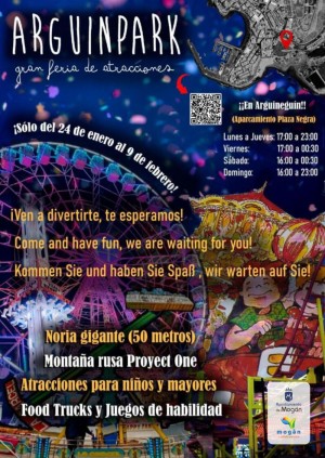 Mogn acoge ArguinPark una gran feria de atracciones del 24 de enero al 9 de febrero