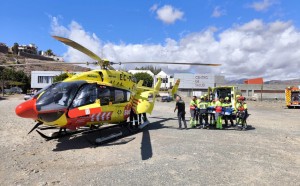 El SUC destina 39 millones de euros a renovar su flota de helicpteros medicalizados en Canarias